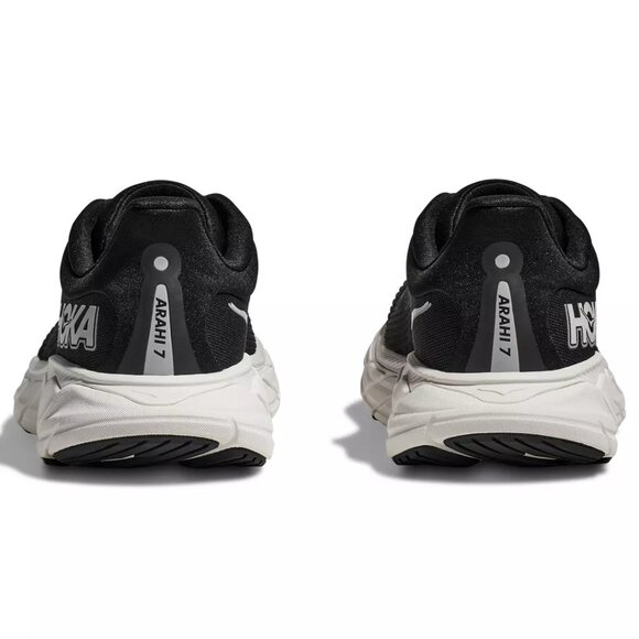 Hoka Arahi 7 9 D Wide Width Shoes Womens Black White Daily Road Race Running NEW - Picture 9 of 13